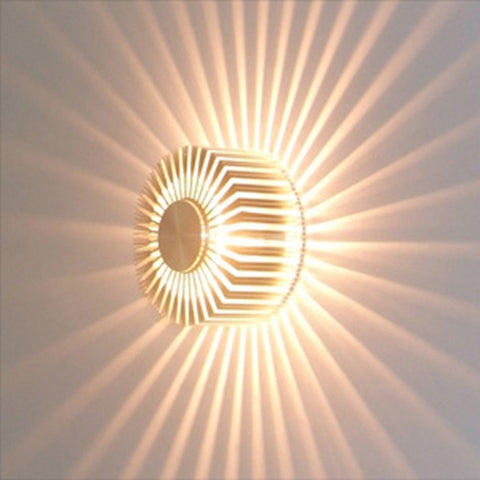 3W Creative Flush Mounted LED Wall Light For Home