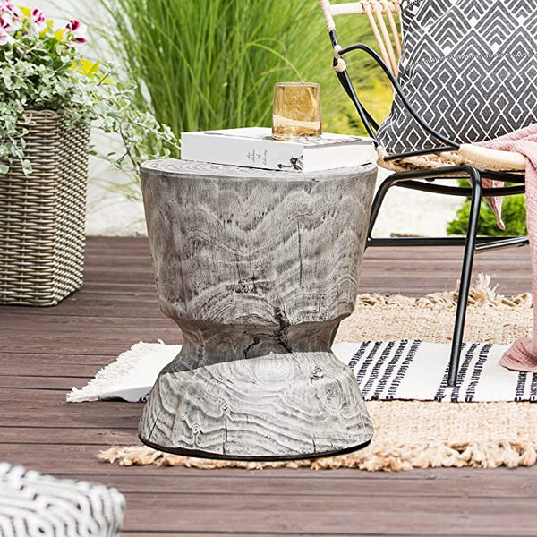 Outdoor Concrete Side Table