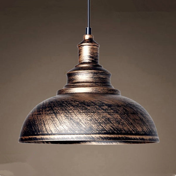 Lamp Shade Cover Vintage Pendant  Light Shade Home Kitchen Loft Hanging Light Industrial Rustic Metal Lampshade Ceiling Lighting